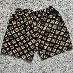 Vintage Trimitive Soft Cotton Shorts - XL - Pockets & Drawstring - VGUC